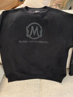 Mamba Men's Black Crewneck Sweatshirt